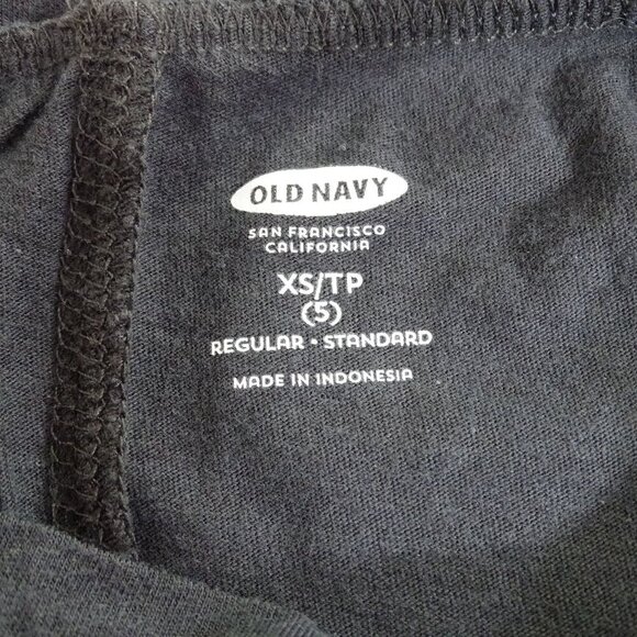 Old Navy Relax Long Sleeve Tshirt Top Kid Boys Girls XS Gray Crewneck - Picture 6 of 8